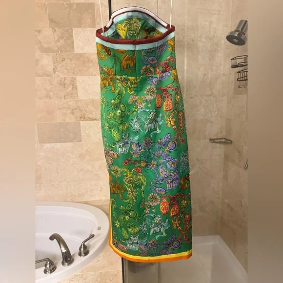 Alemais Fiesta Strapless Midi Dress - Picture 3 of 5